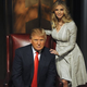 Donald Trump and his daughter, whom he finds very attractive, on the set of The Apprentice. (Photo: Ali Goldstein/NBCU)